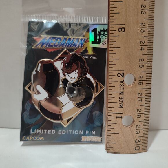 Mega Man X Base Armor Enamel Pin Limited Edition Official Capcom Collectible - Picture 2 of 2